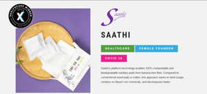 Saathi bags Top 7 World Changing Startup Award in Healthcare Category