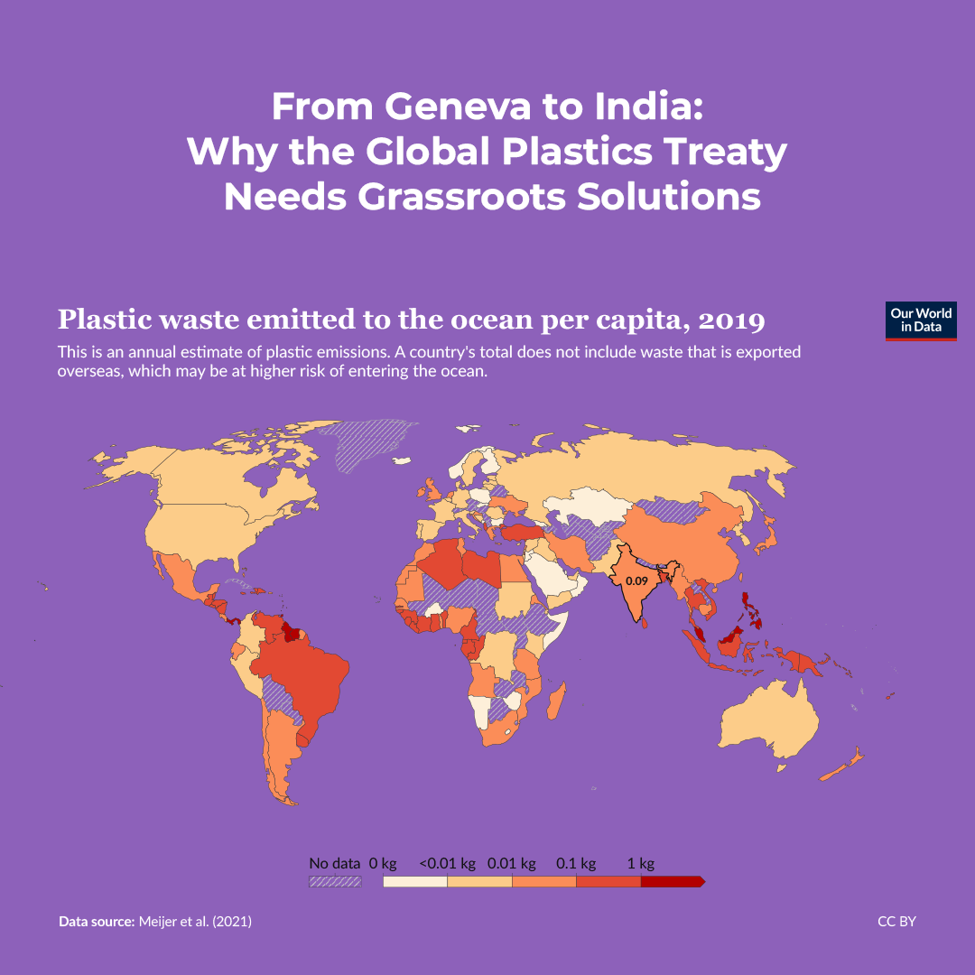 From Geneva to India: Why the Global Plastics Treaty Needs Grassroots Solutions