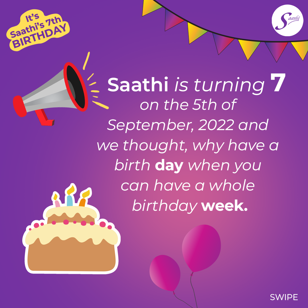 Saathi Birthday Week Daily Quizzes 2022