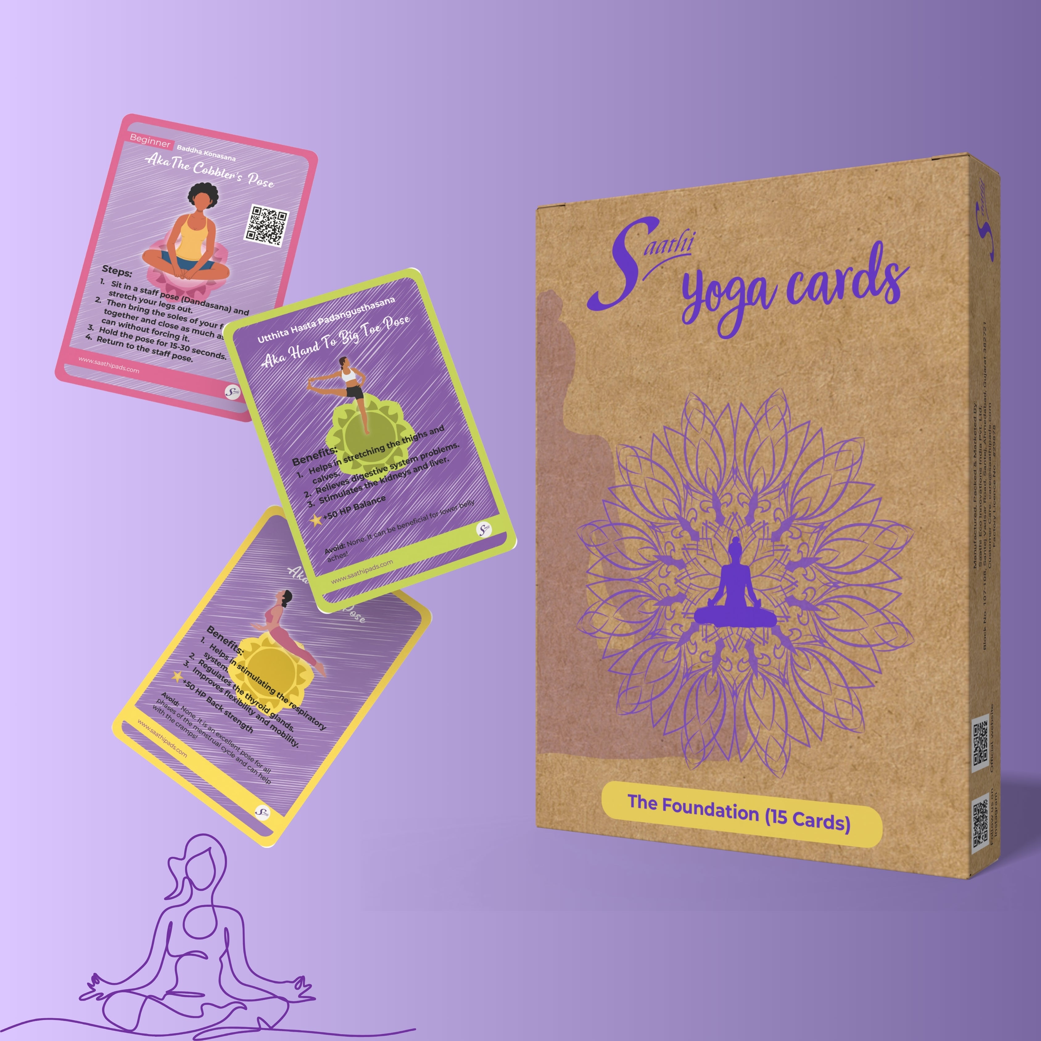 Saathi Yoga Cards - Your Complete Guide to a Mindful Yoga Practice