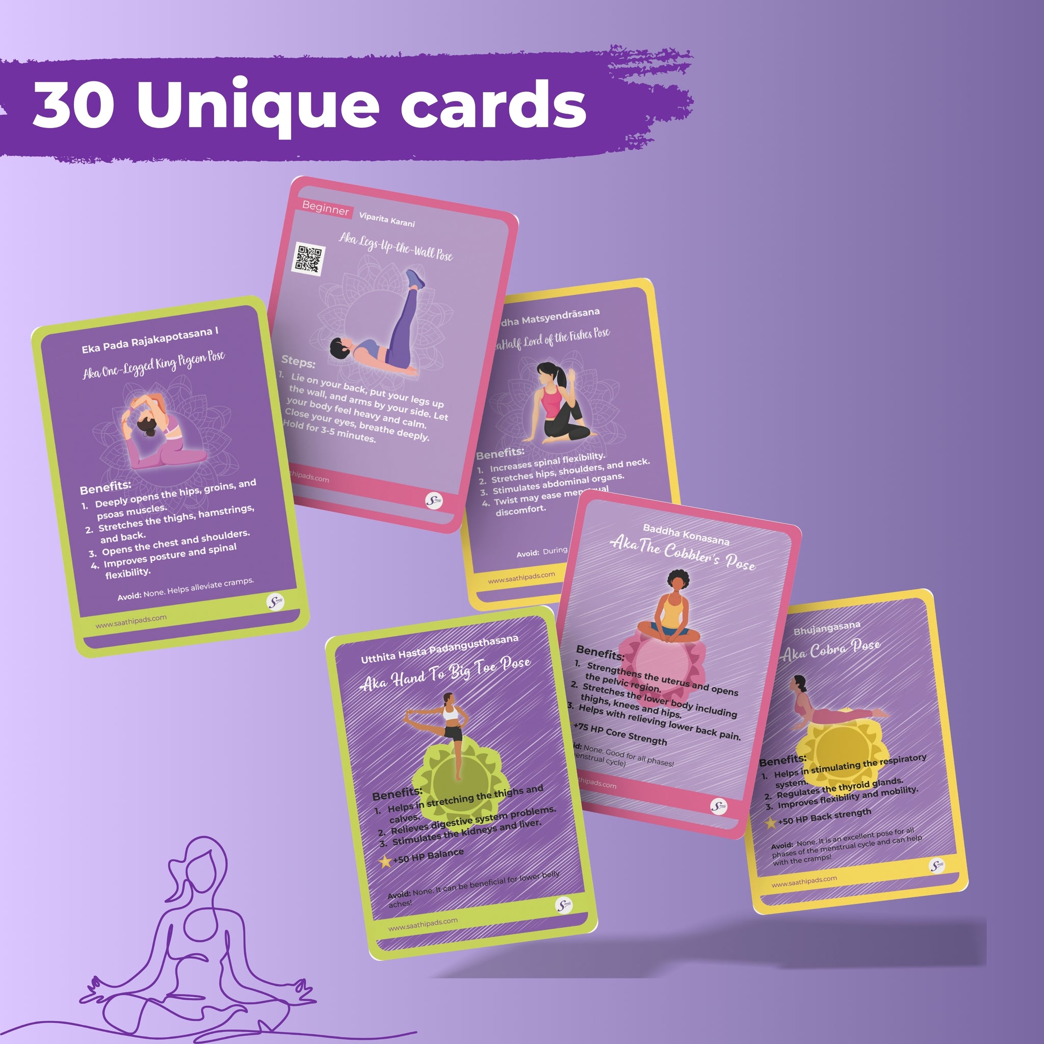 Saathi Yoga Cards - Your Complete Guide to a Mindful Yoga Practice