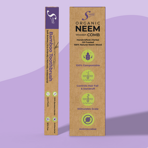 Neem Comb & Bamboo Toothbrush Combo