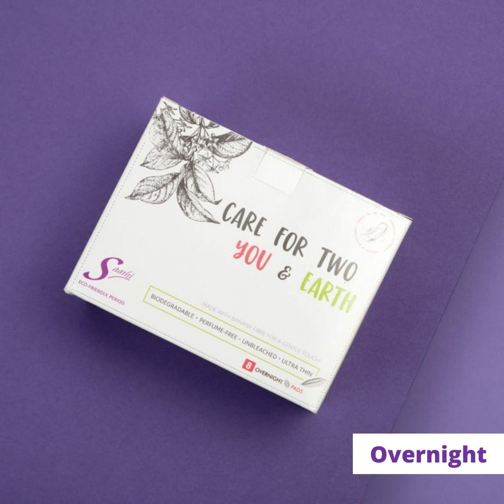 Banana Fiber Biodegradable Overnight Sanitary Pads – Saathi: Eco ...
