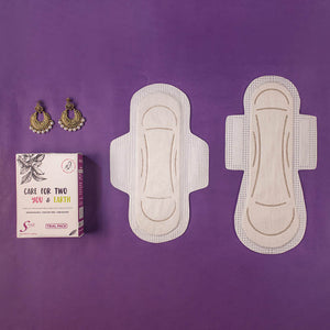 Bamboo + Banana Fiber Biodegradable Sanitary Pads Trial Pack